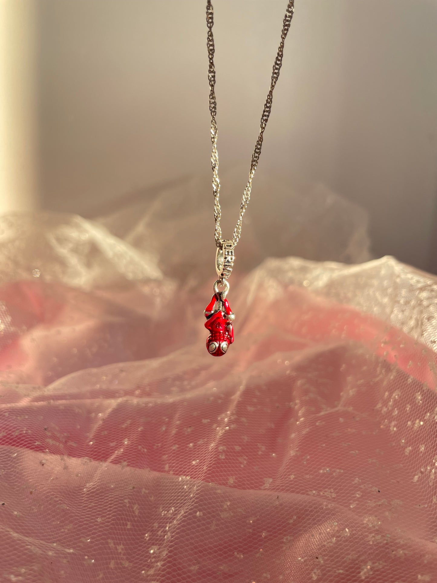 Spiderman necklace