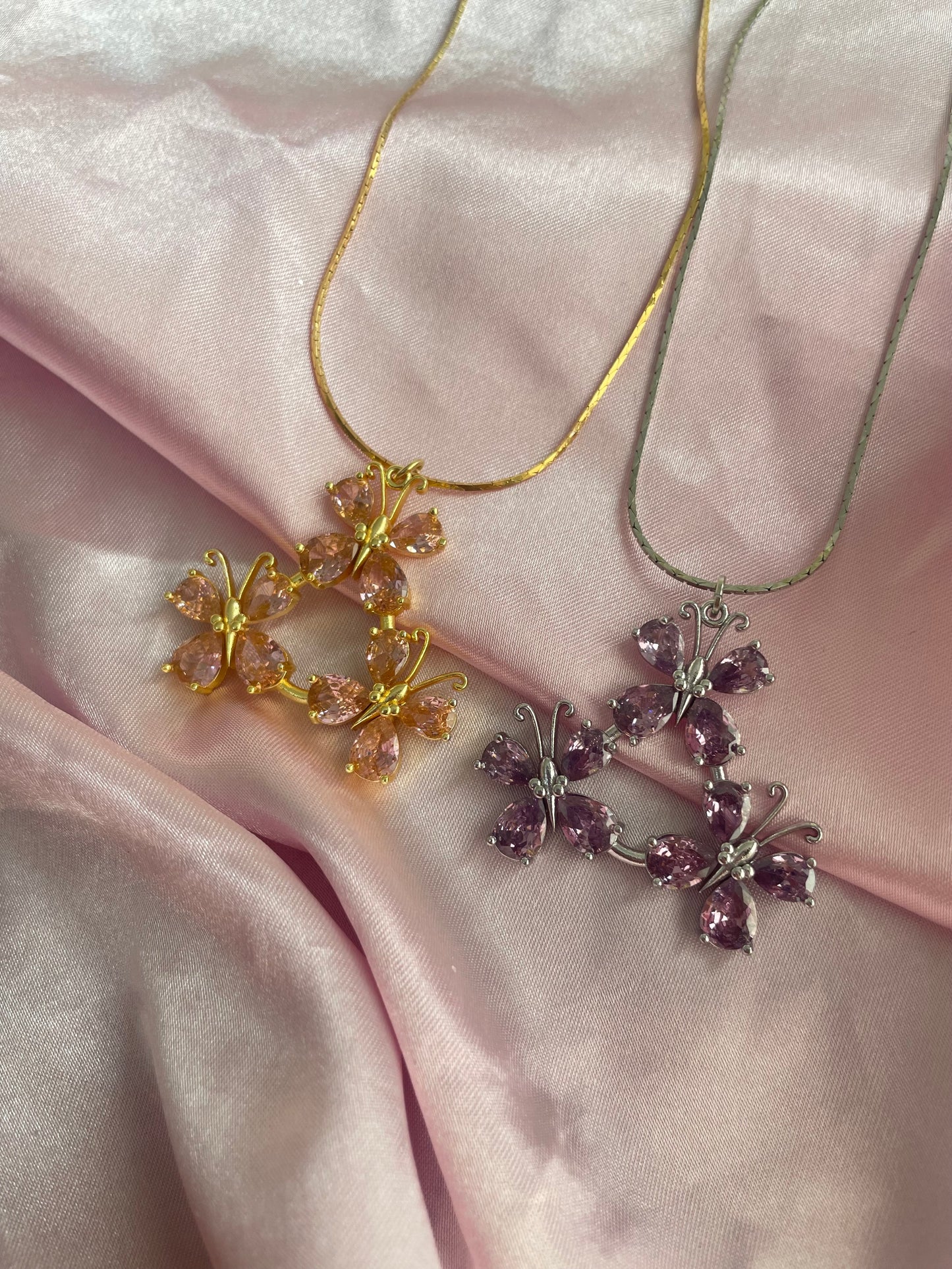 24K gold plated and 925 sterling silver Fluttershy Cutie Mark necklace