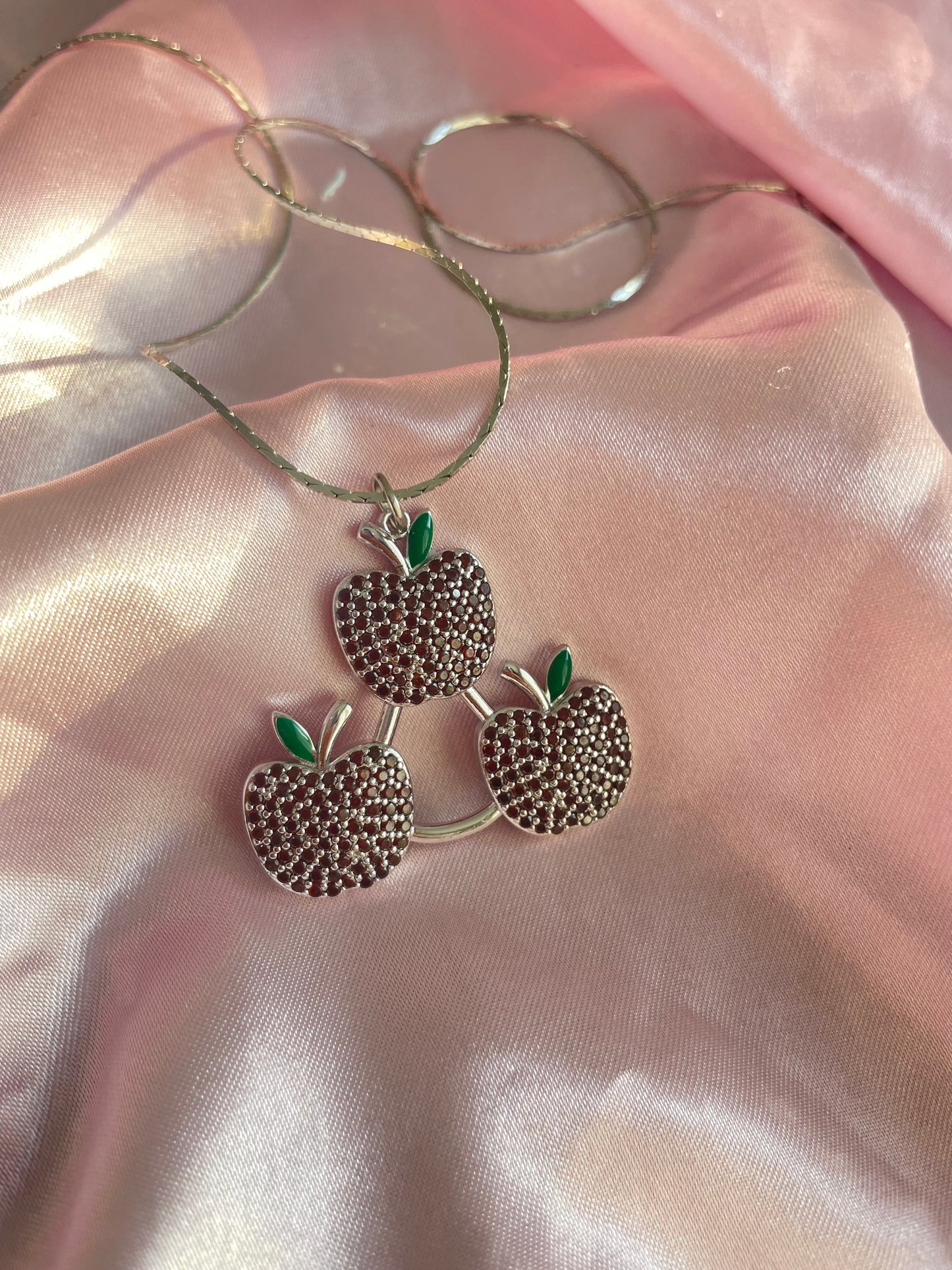 24K gold plated and 925 sterling silver Apple jack cutie mark necklace