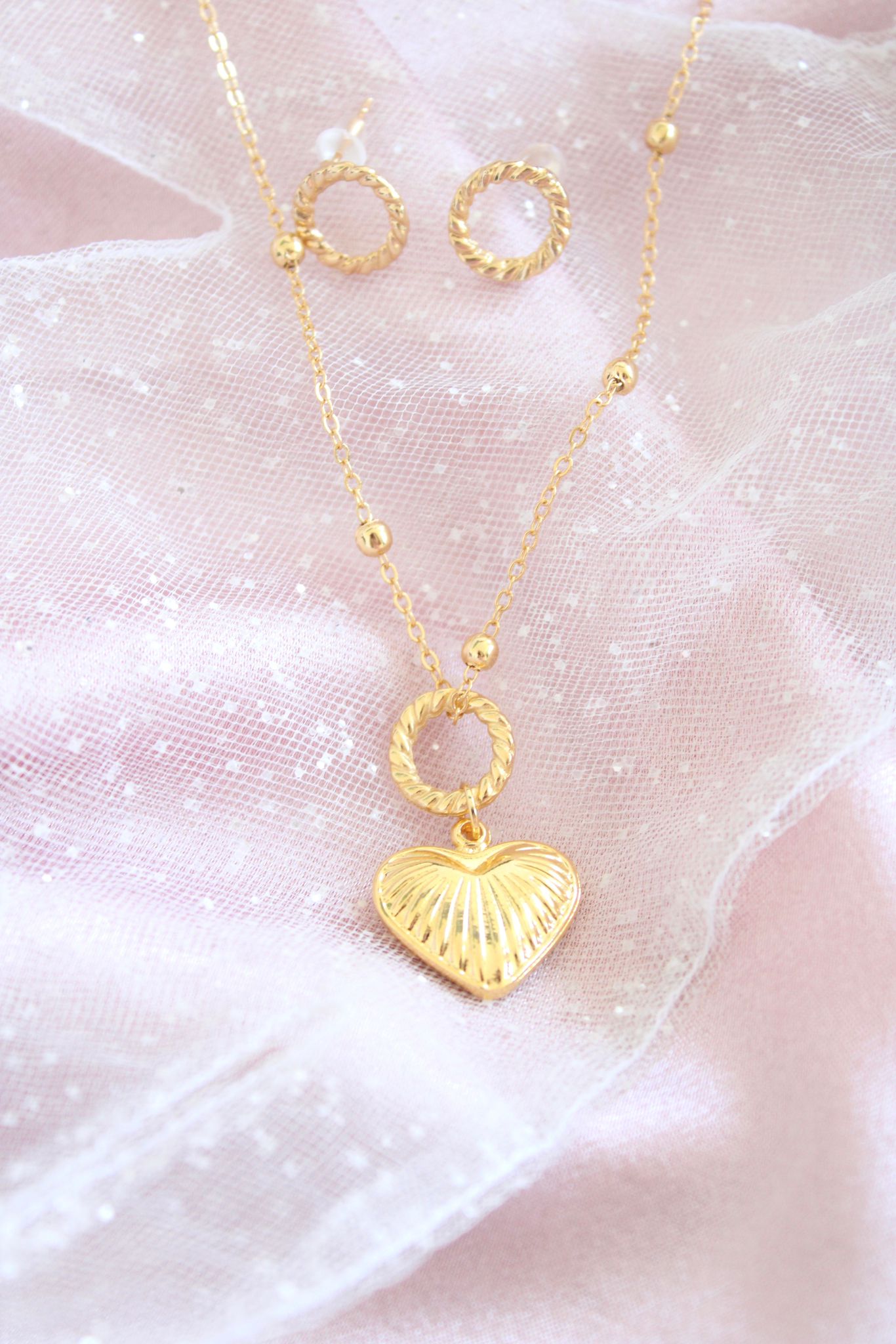 Barbie Movie Heart Necklace
